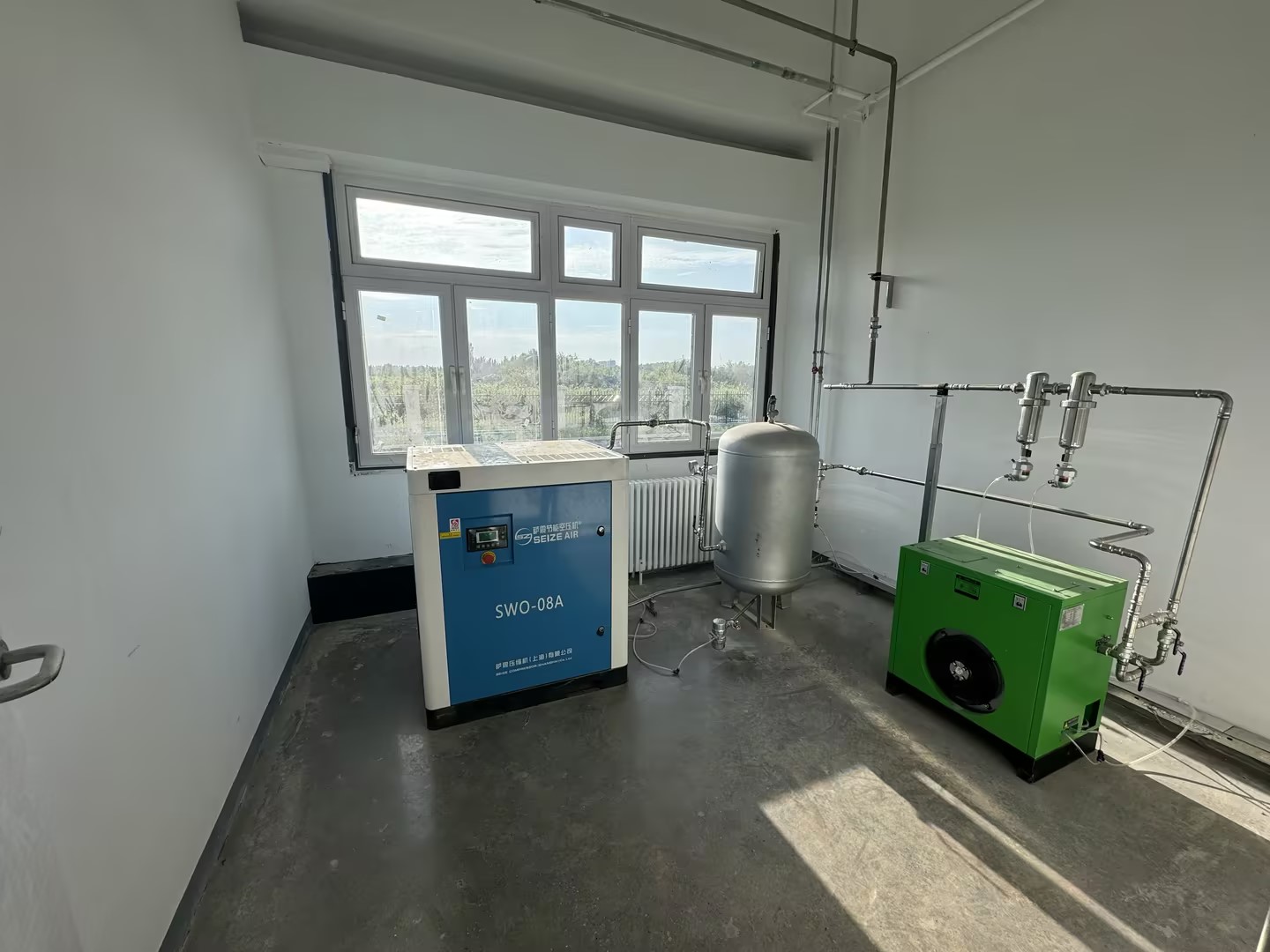 Medische olievrije scroll-luchtcompressor