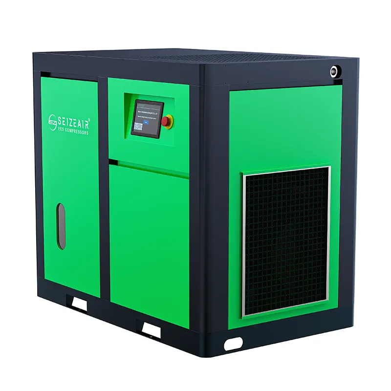 Textielindustrie PM VSD Tweetraps schroefluchtcompressor